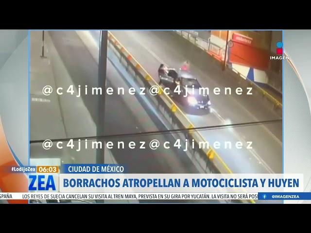 Jóvenes arrollan y matan a un motociclista en la CDMX | Noticias con Francisco Zea