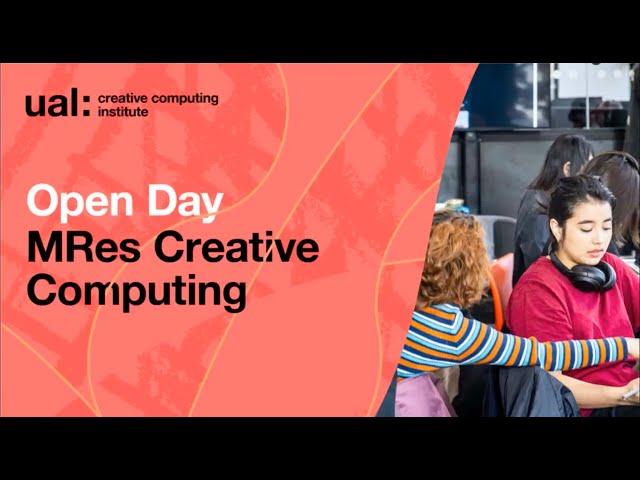 CCI Online Open Day: MRes Creative Computing