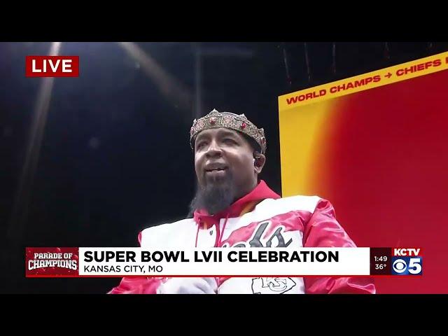 WATCH: Tech N9ne performs 'KCMO Anthem,' 'Red Kingdom' at Chiefs rally