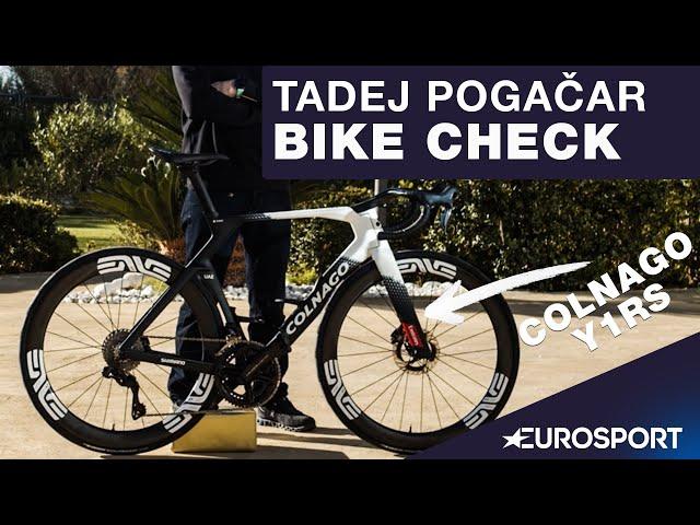 Pogačar's NEW Bike  | Colnago Y1Rs Bike Check | Eurosport Cycling