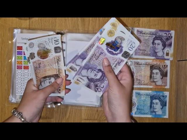 Savings Challenges UK Cash Envelope Stuffing £300 - Low income budget for July | BudgetWithMads