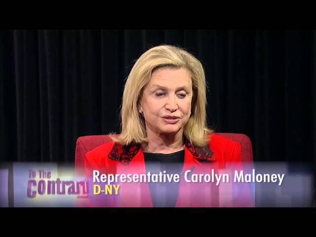 PBS To The Contrary: Maloney & Arquette Lament Gender Pay Gap, Urge Passage of ERA