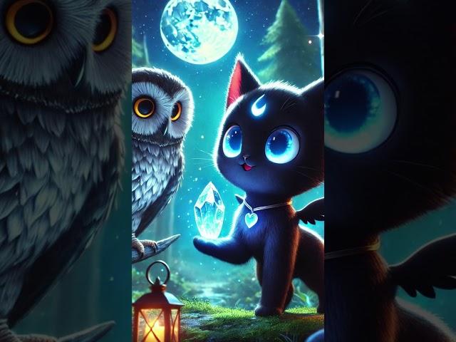 Luna's Mysterious Journey #cat #ai #kittyai #chronicles #shorts