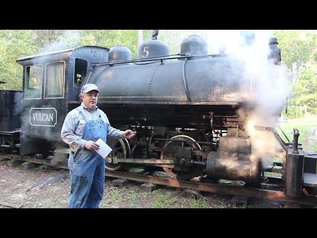 Operating a Vulcan Iron Works 0-4-0T Steam Locomotive