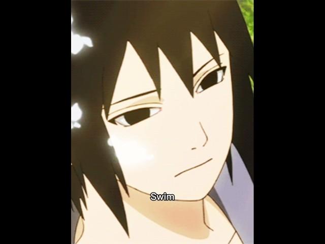 Swim sasuke uchiha edit  #anime #narutoshippuden #sasuke #theartofmurder #sosuke