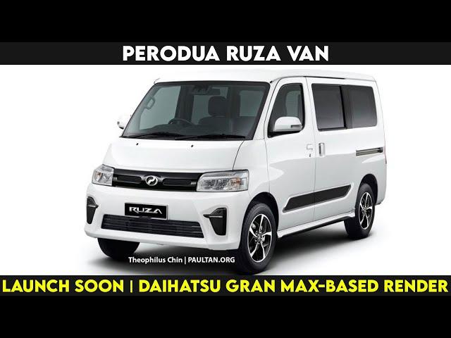 Perodua Ruza Van | Daihatsu Gran Max-Based Rendering | Launch ?
