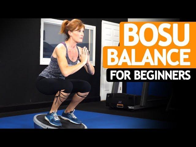 TOP 6 Bosu Ball Balance Exercises for BEGINNERS & SENIORS