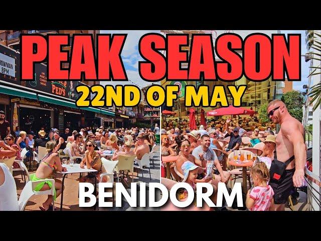 Benidorm - JAM-PACKED Pubs & Bars Everywhere! ┃ Is It PEAK SEASON?!