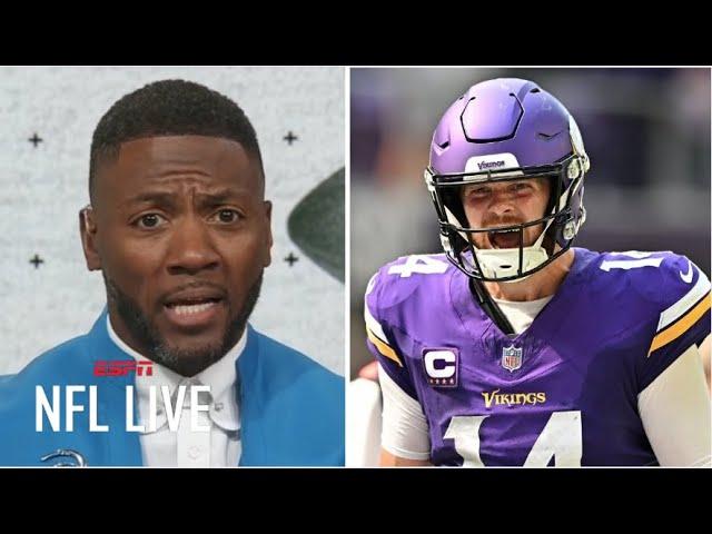 NFL LIVE | Vikings look SUPER BOWL BOUND with MVP Sam Darnold! - Ryan Clark on Vikings move to 4-0