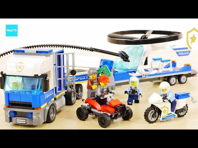 LEGO City Police Helicopter Transport  60244  Speed Build & Review