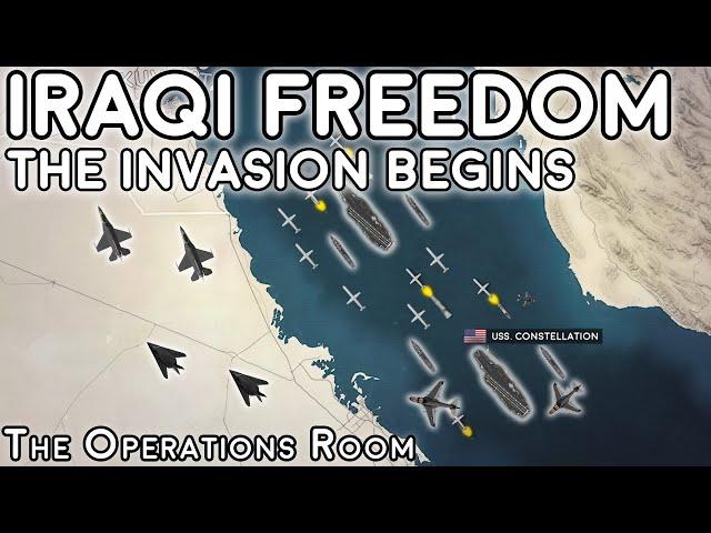 Operation Iraqi Freedom - The Invasion Begins - Animated