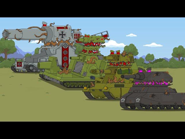 All series: Tanks Parasites - Cartoons about tanks