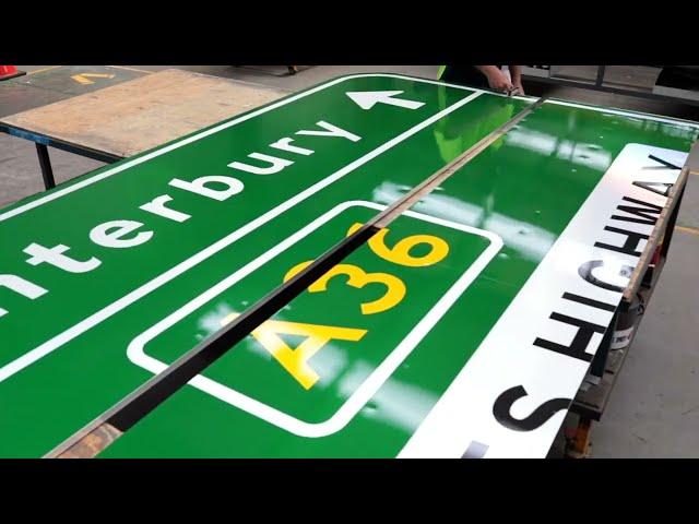 Traffic Sign making with ORALITE 9910 Brilliant Grade Premium