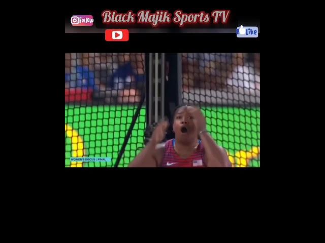 History Made!! Laulauga Tausaga-Collins Is The First U.S. Woman To Win A World Discus Title!!