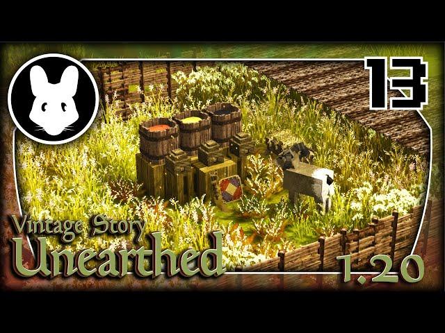 Shield Dyeing, Sheep care, Bee Skeps & more! Vintage Story: UNEARTHED! 1.20 - Ep 13