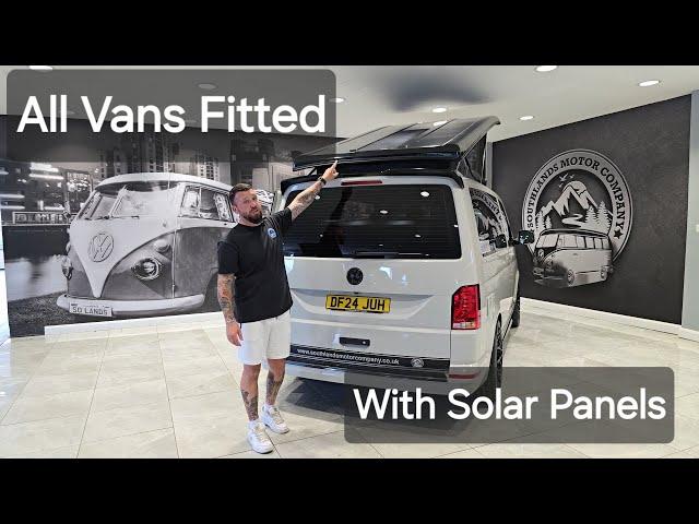 Solar panels - did you know all of our vans are fitted with them?