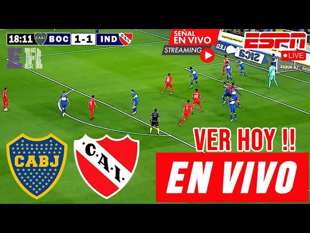 Boca Juniors vs. Independiente en vivo, Donde Ver, A Que Hora Juega Boca Liga Profesional 2024 hoy