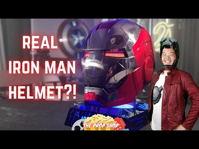 Motorized LED Iron Man Mk V Helmet from Auto King (with Jarvis Activation) | The Prop Shop