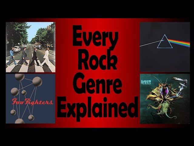 Explaining Every Rock Sub-Genre | Hosted by Roach