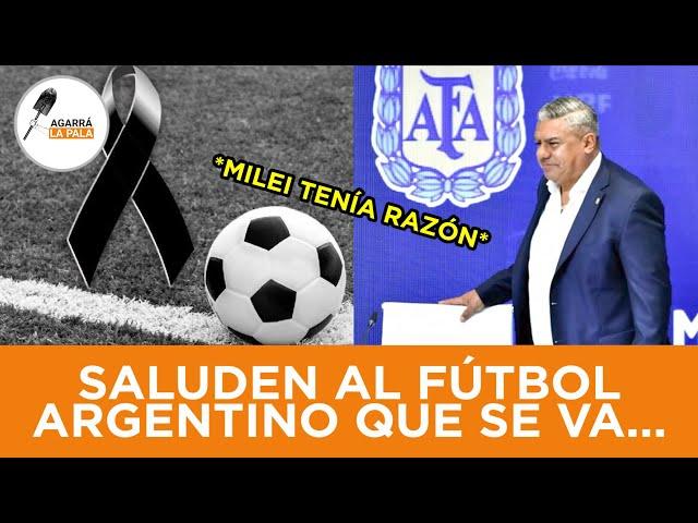 SALUDEN AL FÚTBOL ARGENTINO QUE SE VA... EL ORCO DE TAPIA SERÁ REELECTO PRESIDENTE DE LA AFA