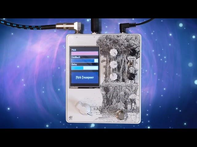 Pitch Transposer on a Mimir's Well guitar pedal