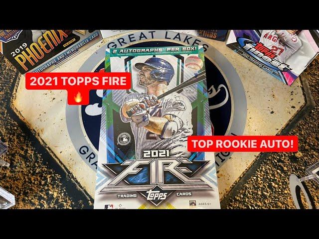 BRAND NEW! 2021 Topps Fire Hobby Box! ** Top RC Auto!  **