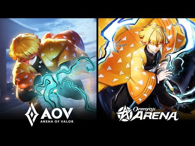 Zenitsu (Aov Skin) vs Zenitsu (Onmyoji Arena)