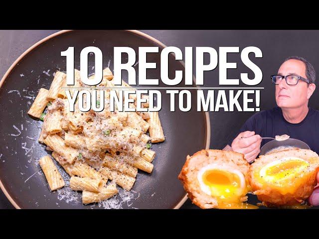 10 INSANELY EASY / DELICIOUS RECIPES YOU DIDN'T KNOW YOU COULD MAKE... | SAM THE COOKING GUY