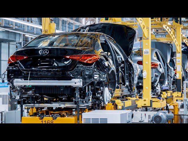 NEW Mercedes C-Class 2022 - PRODUCTION plant in Germany (This is how it's made)