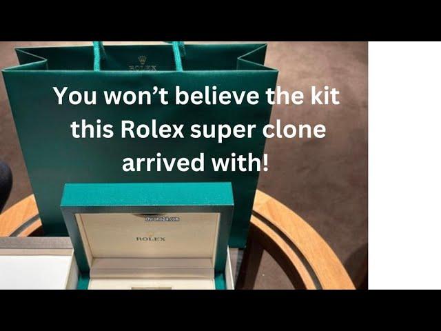 Rolex super clone has arrived for use as authentication tool to buy a grey market Rolex safely.