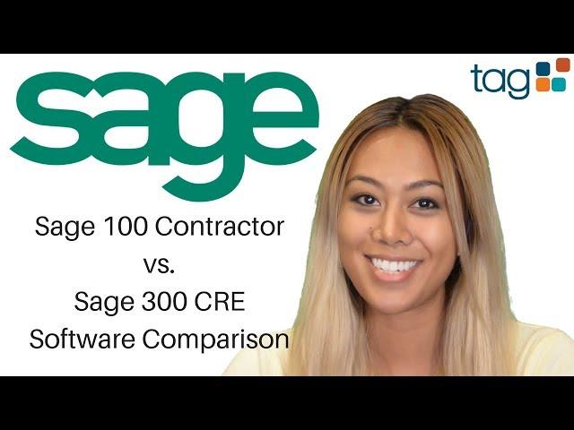 Sage 100 Contractor vs. Sage 300 CRE |  Construction Accounting Software by Sage.