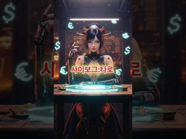 "지금 재물운 온다!” 사이버 여신이 전하는 금전 기운 #aifusion #ai타로 #aiart