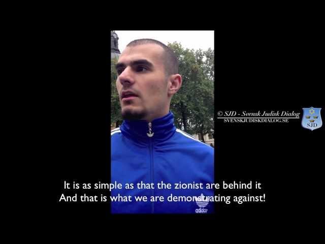 Antisemitism In Sweden: False accusations against Jews for Anti Islamic Movie (English subtitles)