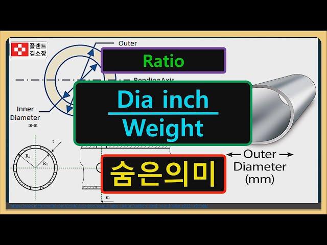  [플랜트교육] Piping Ratio 완벽정리! 배관공사 난이도 한눈에 파악하는 꿀팁 공개! (Dia Inch / Weight 개념 완전정복)