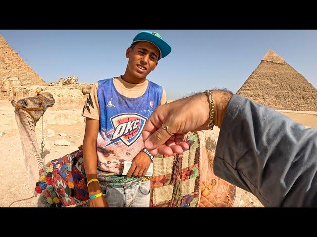 The Hustler Wants My Gold Bracelet As A Tip - Egypt Pyramids 