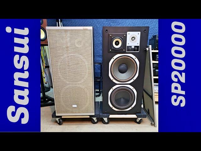 Rare Sansui SP20000 Speakers - Exceptional Vintage HI-Fi