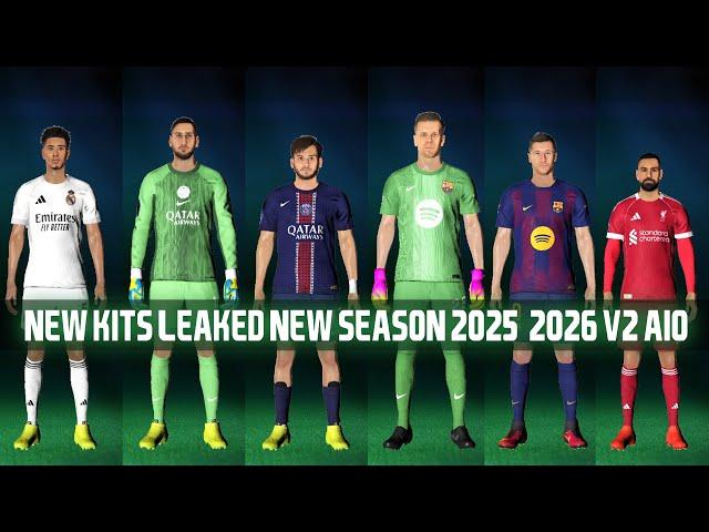 PES2017 | NEW KITS LEAKED NEW SEASON 2025-2026 V2