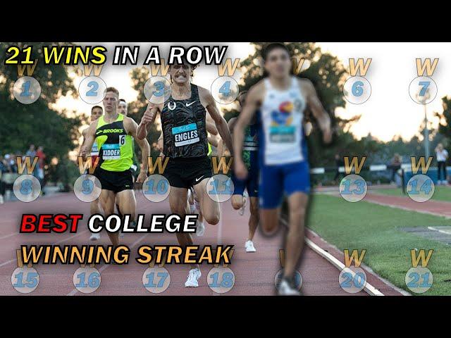 Incredible 21-Win Streak In Track And Field | Greatest Moments Of Bryce Hoppel's 800m Winning Streak