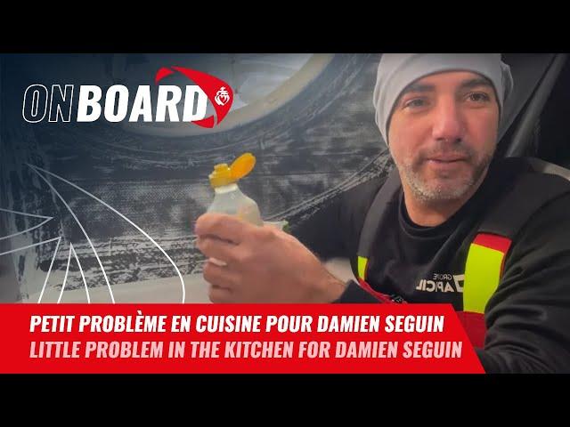 Petit problème en cuisine pour Damien Seguin | Vendée Globe 2024