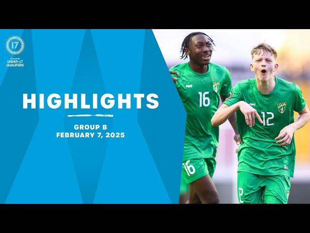 Group B Highlights, February 7 | 2025 Concacaf Men's U-17 Qualifiers