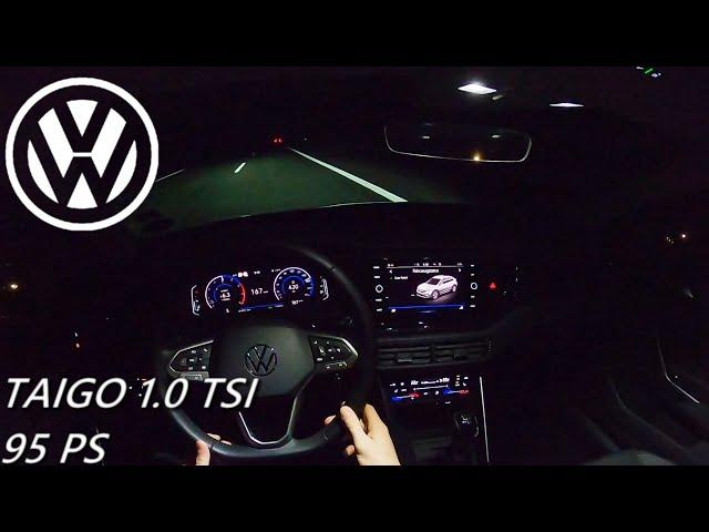 2023 VOLKSWAGEN TAIGO 1.0 TSI 95 PS NIGHT POV DRIVE WÜRZBURG (60 FPS)