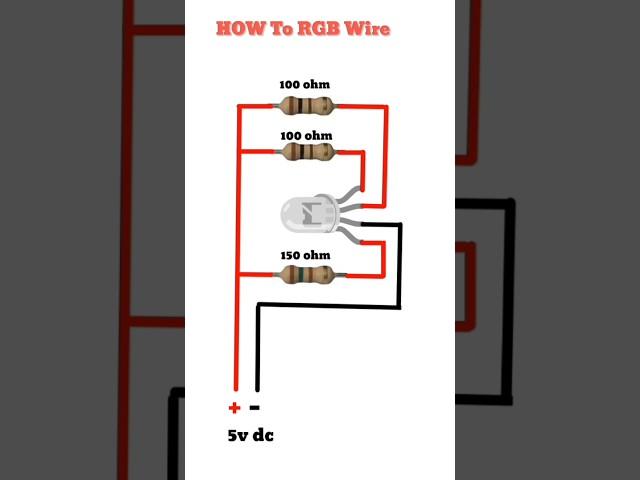How to RGB Wire connection kaise kare/Rahul Saroj sc/#electronic