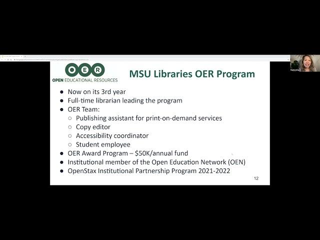 Open Educational Resource Program Development: A View from Two Institutions