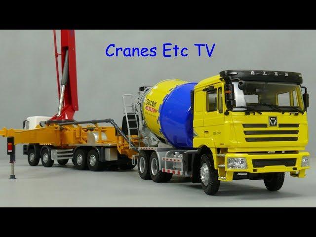 Yagao XCMG HB56K Concrete Pump + XCMG Mixer by Cranes Etc TV