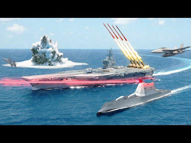 When the Strongest & Largest US Aircraft Carrier Enters the Warzone: This Is How Powerful They Are