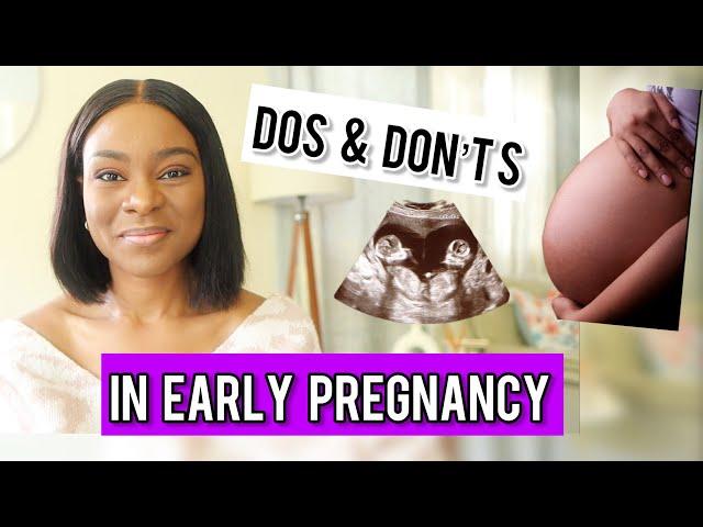 10 Things You MUST Do In Your First Trimester and 10 Things To Avoid ( Early Pregnancy). IMPORTANT!!