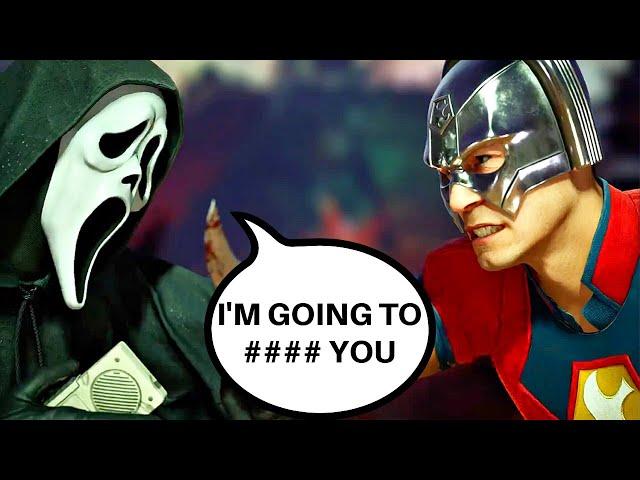 *NEW* Ghostface vs Peacemaker intro dialogue - Mortal Kombat 1