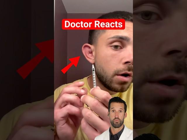 ER Doctor REACTS to Draining Cauliflower Ear