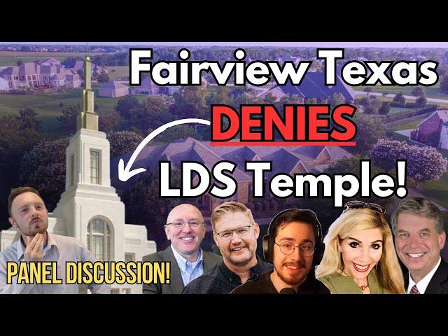 What is going on with the Church wanting to build a temple in Fairview Texas?