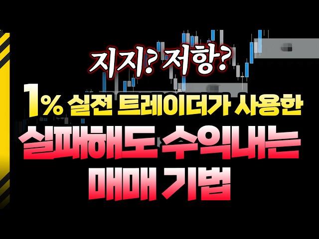 승률 30%만 나와도 돈번다? 미국 트레이더들 사이에 난리난 지지-저항 매매법